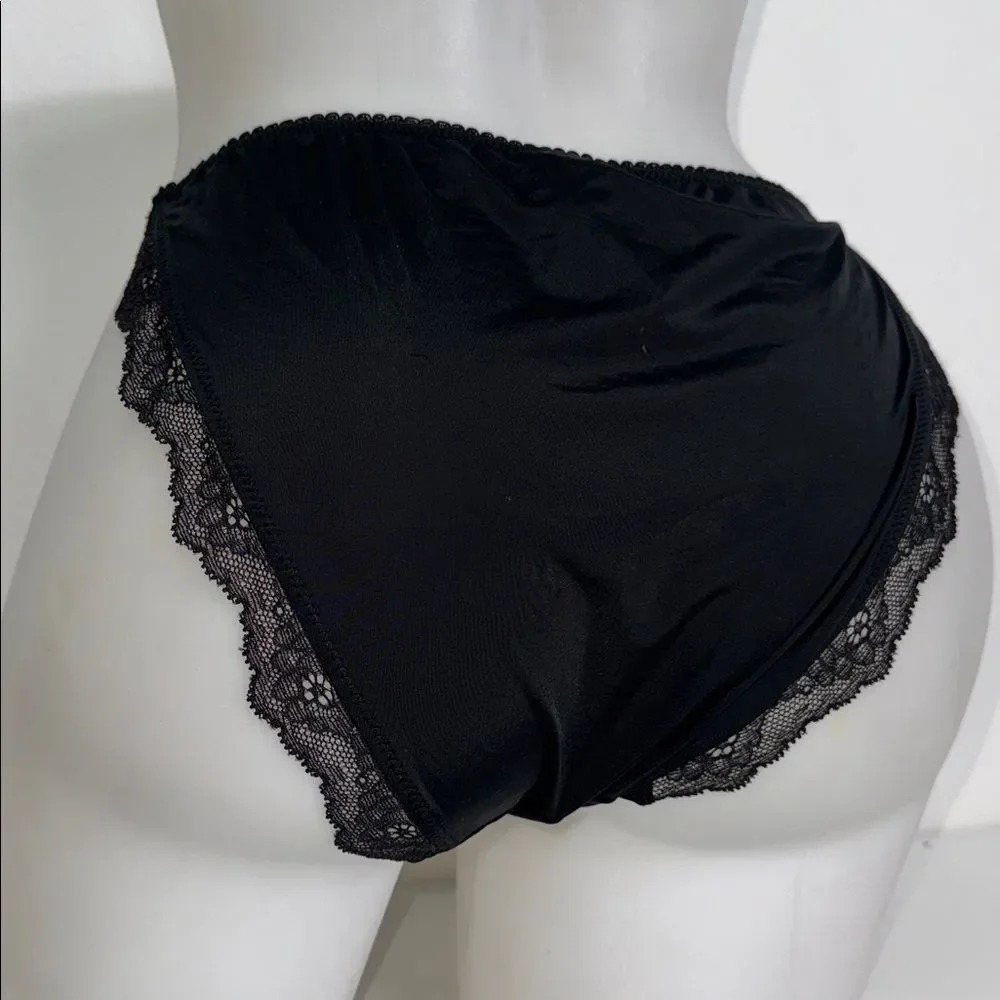 Victoria's Secret Elegant Black Bra and Panty Set Sz 40DDD & XL NWT